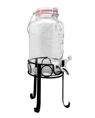 Recipient pentru bauturi racoritoare, cu stand, sticla, 3 Litri - VIN BOUQUET